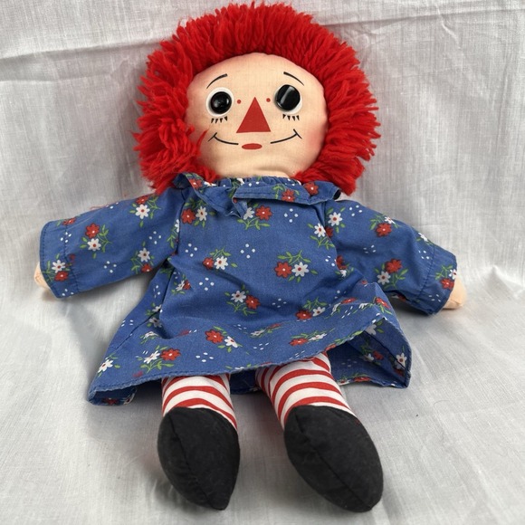 Toys | Vintage 1987 Playskool Raggedy Ann Plush Ragdoll Rag Doll ...